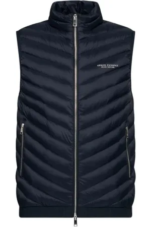 Armani Exchange Heren, Jassen, Blauw, Maat: XL Leer