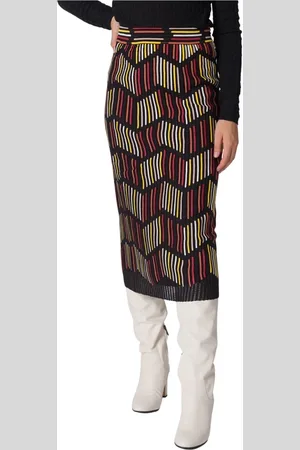 M Missoni Dames, Rokken, Zwart, Maat: XL Katoen