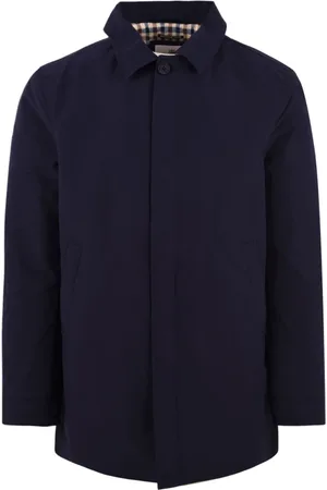 Aquascutum Heren, Jassen, Blauw, Maat: 2XL