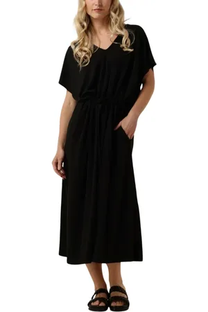 Minus Dames, Jurken, Zwart, Maat: 2XL Modal