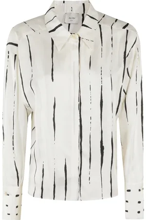 ALYSI Dames, Blouses & Shirts, Wit, Maat: XS