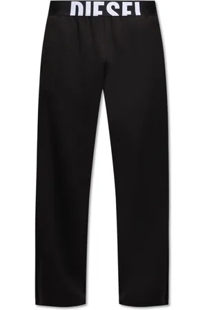 Diesel Heren, Nachtkleding & Lounge, Zwart, Maat: 2XL Katoen