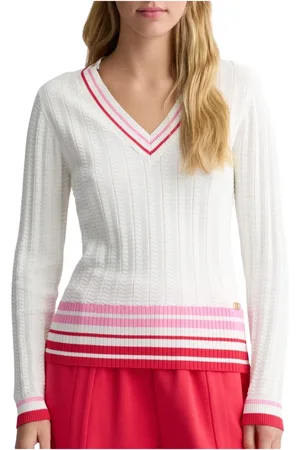Liu Jo Dames, Truien, Wit, Maat: S Viscose