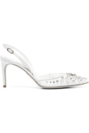 RENE CAOVILLA Dames, Schoenen, Wit, Maat: 36 EU
