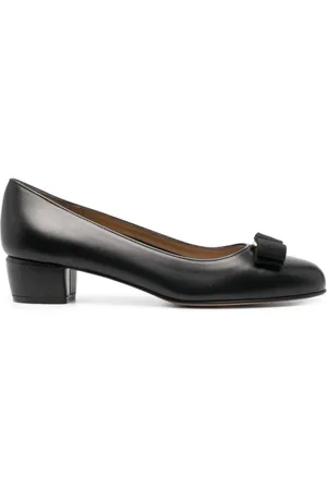 Salvatore Ferragamo Dames, Schoenen, Zwart, Maat: 38 1/2 EU