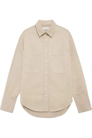 ANINE BING Dames, Blouses & Shirts, , Maat: XS Katoen