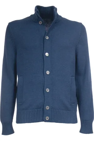 Gran Sasso Heren, Truien, Blauw, Maat: XL Wol