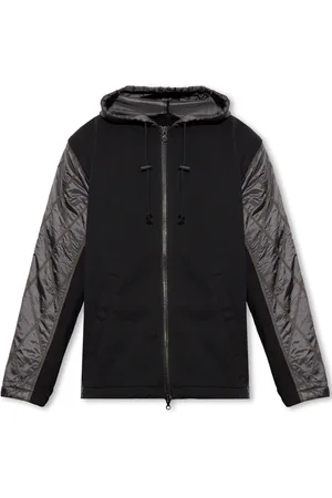 Diesel Heren, Sweatshirts & Hoodies, Zwart, Maat: 2XL Katoen