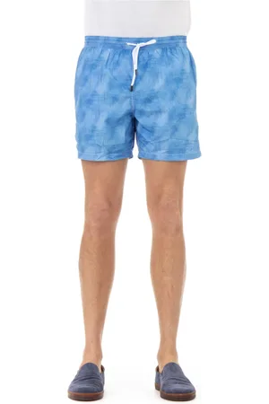 BARBA Heren, Badkleding, Blauw, Maat: 2XL