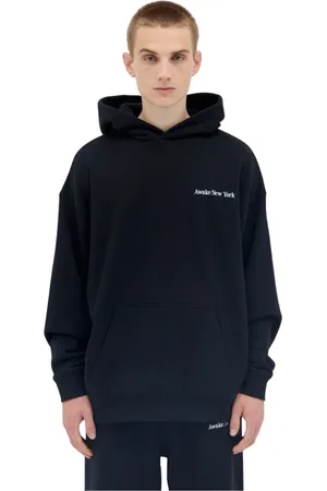 AWAKE NY Heren, Sweatshirts & Hoodies, Zwart, Maat: L Katoen