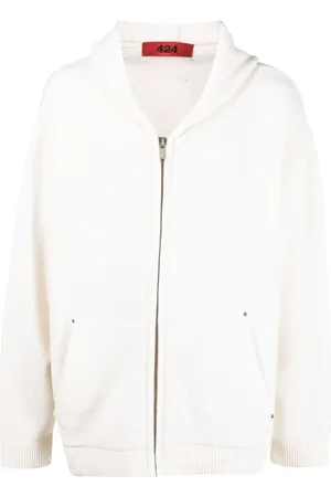 424 FAIRFAX Heren, Sweatshirts & Hoodies, Wit, Maat: S Wol