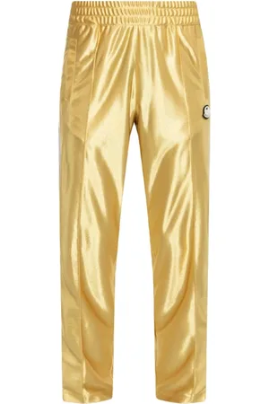 Moncler Heren, Broeken, Geel, Maat: M Poliester