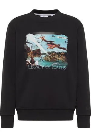 Carlo Colucci Heren, Sweatshirts & Hoodies, Zwart, Maat: M