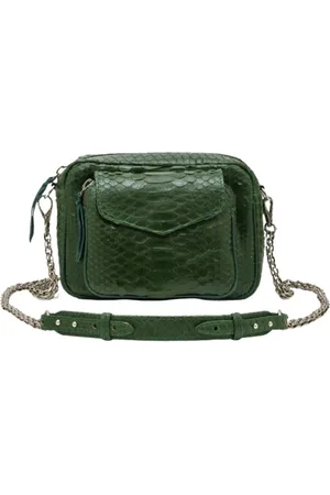 CLARIS VIROT Dames, Tassen, Groen, Maat: ONE Size Leer