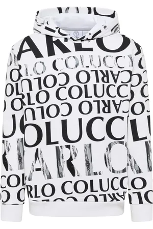 Carlo Colucci Heren, Sweatshirts & Hoodies, Wit, Maat: 2XL