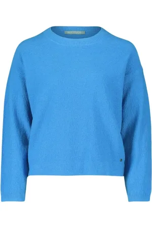 Betty Barclay Dames, Truien, Blauw, Maat: L