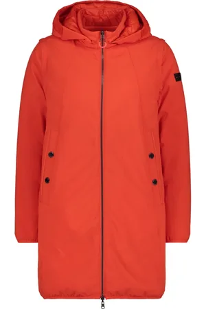 Betty Barclay Dames, Mantels, Rood, Maat: 2XL Poliester