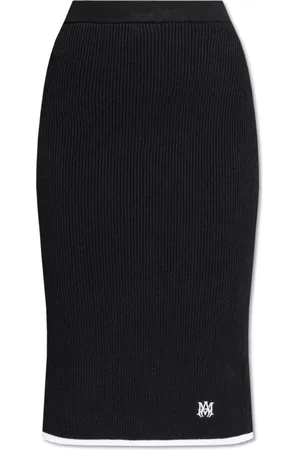 AMIRI Dames, Rokken, Zwart, Maat: S Viscose