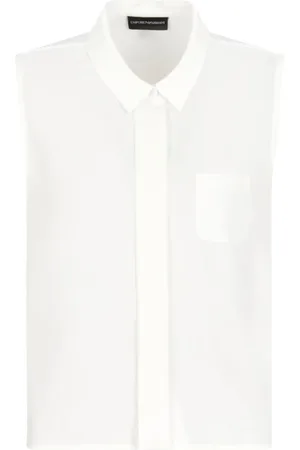 Emporio Armani Dames, Blouses & Shirts, Wit, Maat: 2XS