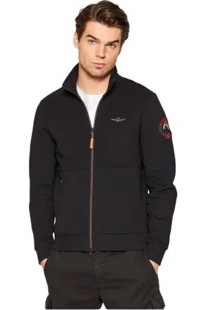 Aeronautica Militare Heren, Sweatshirts & Hoodies, Zwart, Maat: M Katoen