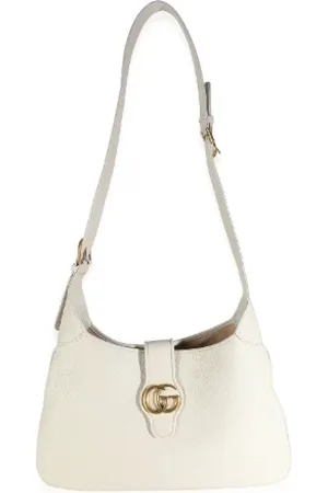 Gucci Dames, Pre-owned, Wit, Maat: ONE Size Leer
