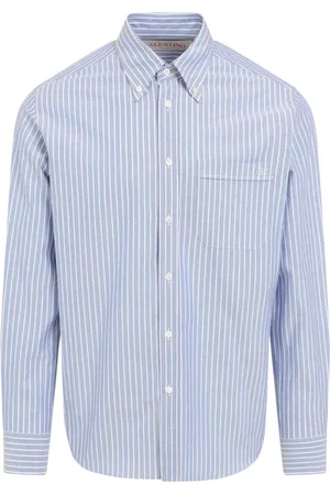 VALENTINO Heren, Overhemden, Blauw, Maat: 3XL Katoen