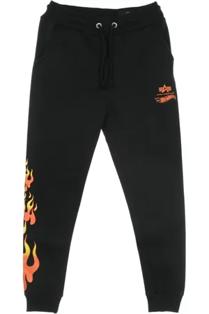 Alpha Industries Heren, Broeken, Zwart, Maat: XL Lame