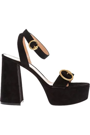 Gianvito Rossi Dames, Schoenen, Zwart, Maat: 39 1/2 EU Zijde