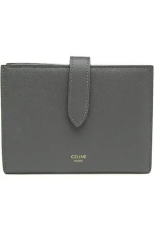Céline Dames, Pre-owned, Grijs, Maat: ONE Size Leer