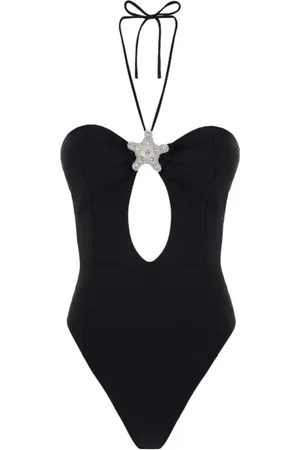 F**K Dames, Badkleding, Zwart, Maat: M Polyamide