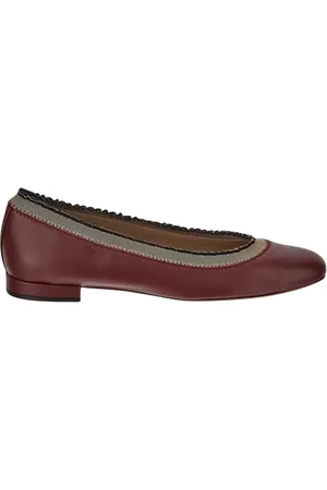 ULLA JOHNSON Dames, Schoenen, Rood, Maat: 39 EU Leer