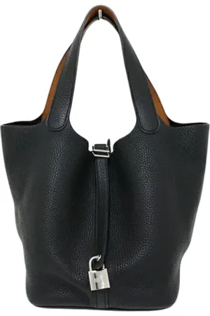 Hermès Dames, Pre-owned, Zwart, Maat: ONE Size Leer