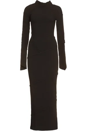 Balenciaga Dames, Jurken, Zwart, Maat: S Viscose