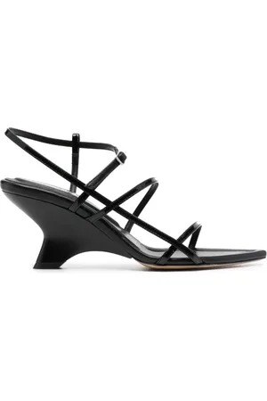 Gia Borghini Dames, Schoenen, Zwart, Maat: 38 EU Leer