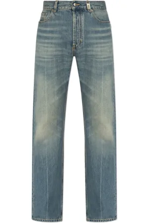 Alexander McQueen Heren, Jeans, Blauw, Maat: M Katoen