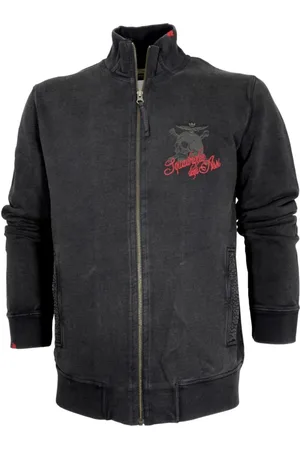 Aeronautica Militare Heren, Sweatshirts & Hoodies, Zwart, Maat: 2XL Katoen