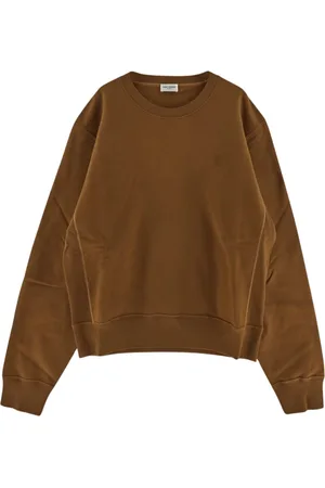Saint Laurent Heren, Sweatshirts & Hoodies, Oranje, Maat: M Katoen
