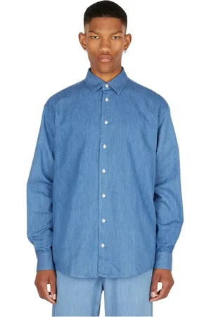 Soulland Heren, Overhemden, Blauw, Maat: M Katoen
