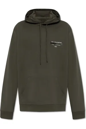 AllSaints Heren, Sweatshirts & Hoodies, Zwart, Maat: XL Katoen