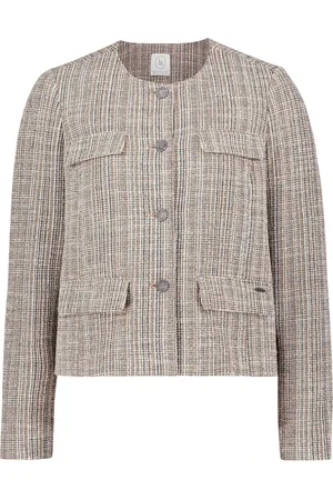 Betty & Co Dames, Jassen, Grijs, Maat: XL Leer