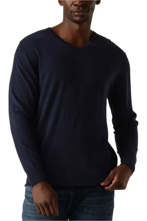 Profuomo Heren, Truien, Blauw, Maat: S Wol