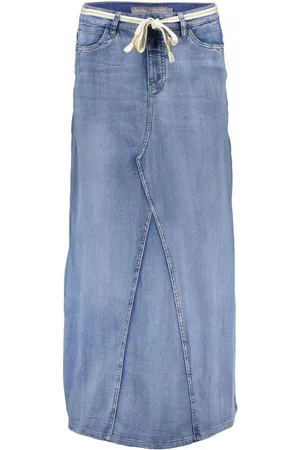Geisha Dames, Rokken, Blauw, Maat: 3XL Denim