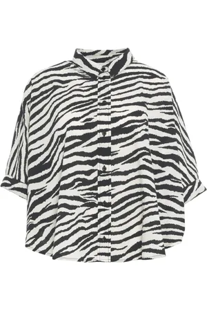 8PM Dames, Blouses & Shirts, Zwart, Maat: M Katoen