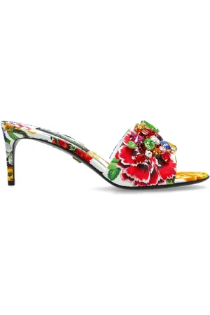 Dolce & Gabbana Dames, Schoenen, Veelkleurig, Maat: 36 EU Leer