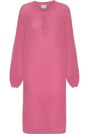 American Dreams Dames, Jurken, Roze, Maat: ONE Size Mohair