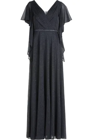 Vera Mont Dames, Jurken, Blauw, Maat: M Leer