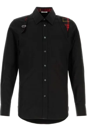 Alexander McQueen Heren, Overhemden, Zwart, Maat: XL