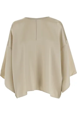 By Malene Birger Dames, Blouses & Shirts, , Maat: L Satijn