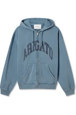 Axel Arigato Heren, Sweatshirts & Hoodies, Blauw, Maat: L Katoen