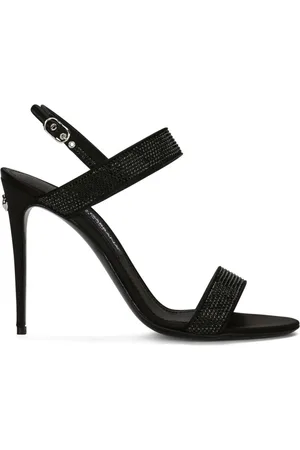 Dolce & Gabbana Dames, Schoenen, Zwart, Maat: 37 EU Zijde